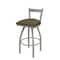 Holland Bar Stool Co 30" Low Back Swivel Bar Stool, Nickel Finish, Graph Cork Seat 82130AN017 - alternate 1